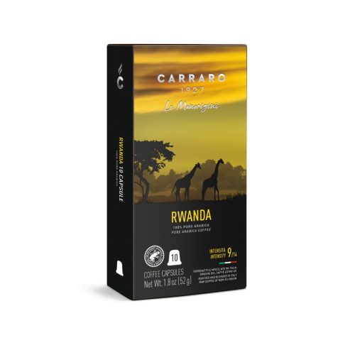 Carraro Nespresso Rwanda alumínium kávé kapszula 10 db 