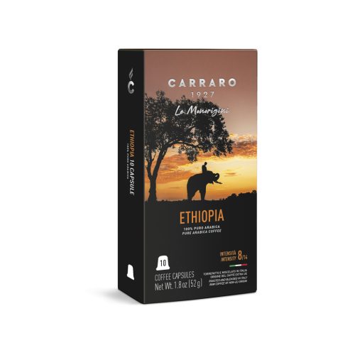 Carraro Nespresso Ethiopia alumínium kávé kapszula 10 db 