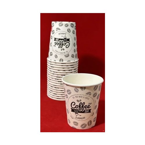 Papír pohár mintás (coffee 2GO) 2,5 dL 50 db / csomag