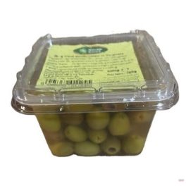 Olívabogyó zöld magozott 500g SÓS LÉBEN