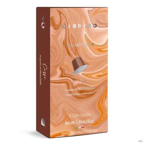 Carraro Nespresso CAFFÉ AL NOCCIOLA alumínium kávé kapszula 10 db 