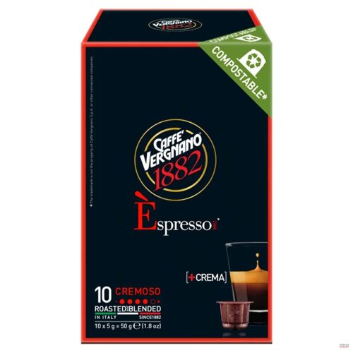 Caffé Vergnano Cremoso Nespresso kapszula 10 db
