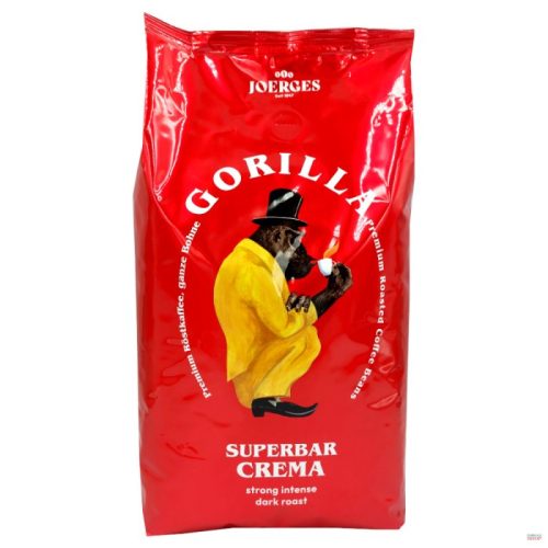 Gorilla szemes kávé 1kg Superbar Crema
