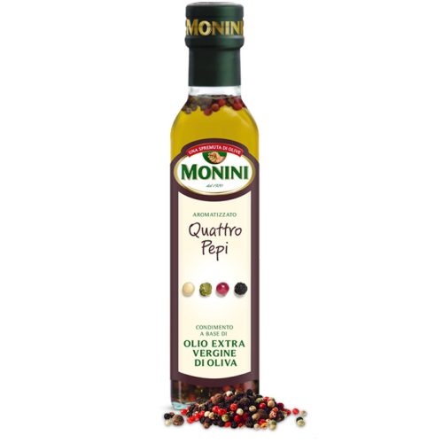Oliva olaj  quattro pepi  ízesítve 250 mL MONINI