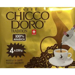 Chicco Doro Caffé 4*250 g Tradition 100% Arabica