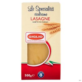 Lasagne száraztészta Giglioi 500 g
