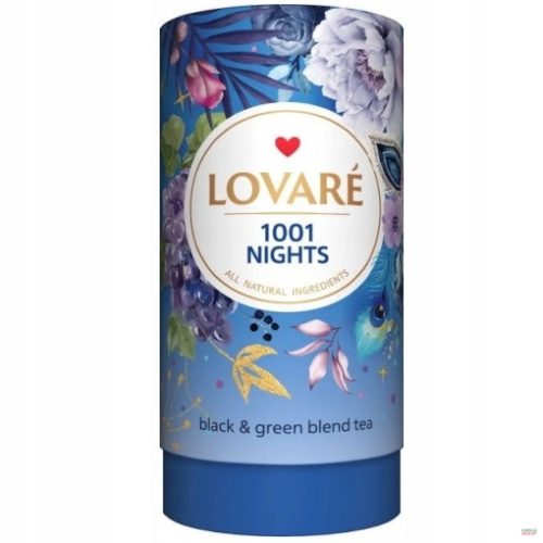 Lovaré tea 80g Fekete tea Zöld tea keverék 1001 Nights
