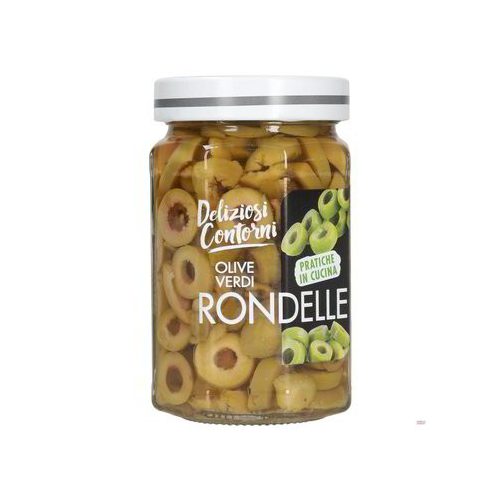 Olívabogyó zöld szeletelt 290g Rondelle