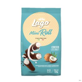 Mini Roll kókuszkrémmel töltött ostya roletti Lago 125 g