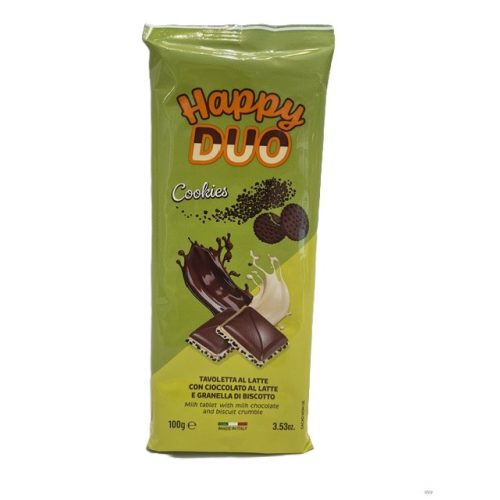Happy duo csokoládé 100g Cookies