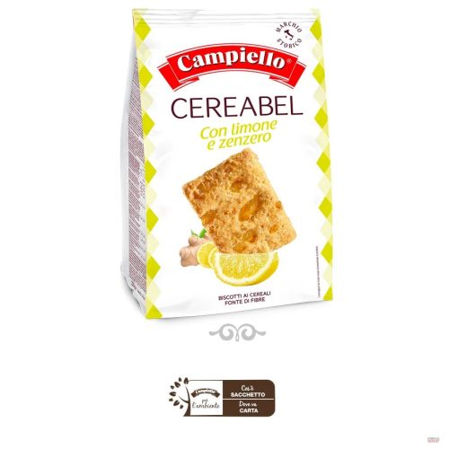 Campiello keksz con limone e zenzero 220g
