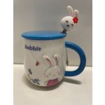 Bögre + kerámia tető + nyuszis kanál