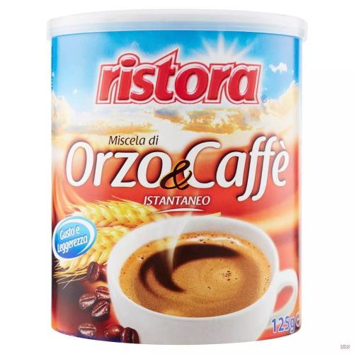 Orzo & Caffé gabona és valódi instant kávé keveréke Ristora 125 g