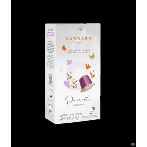 Carraro Nespresso Decerato alumínium kávé kapszula 10 db 