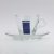 Lavazza espresso üveg csésze+alj Port Blue