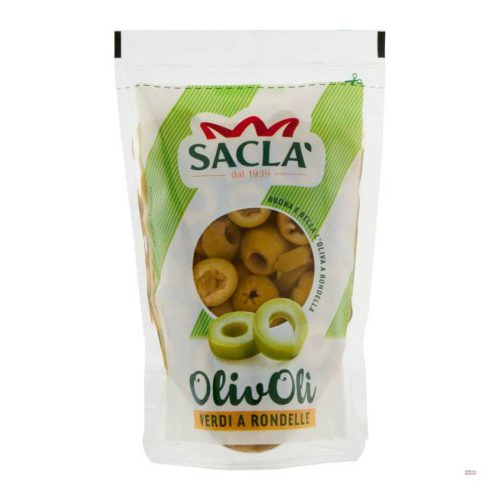 Olívabogyó zöld szeletelt 185g Saclá