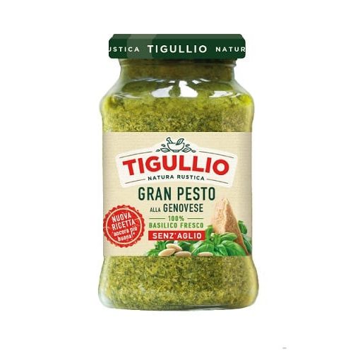 Pesto alla Genovese zöld fokhagyma nélkül  190 g Tigullio